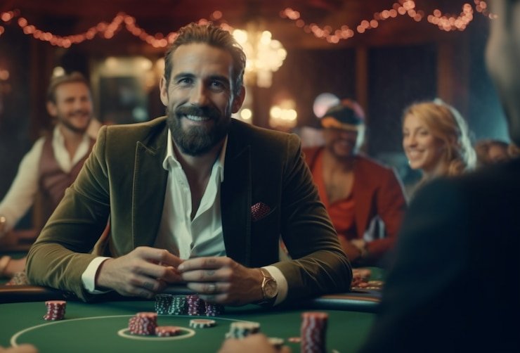 Live Blackjack table at arenamega with dealer and multiple players